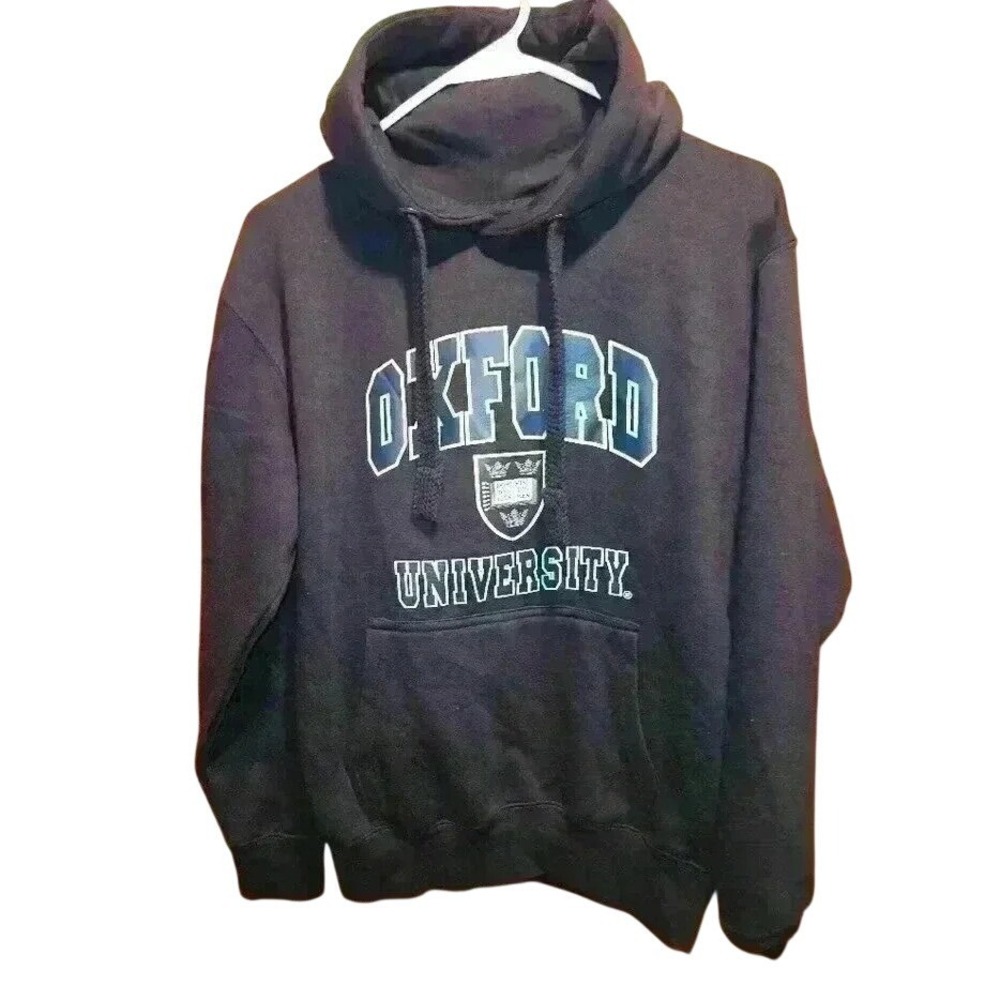 Oxford‎ University Hoodie Black XS Official Merchandise Pullover Sweatshirt EUC